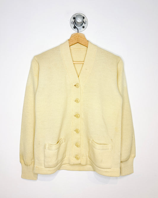 Vintage 50s/60s Tan Heavywight Cardigan