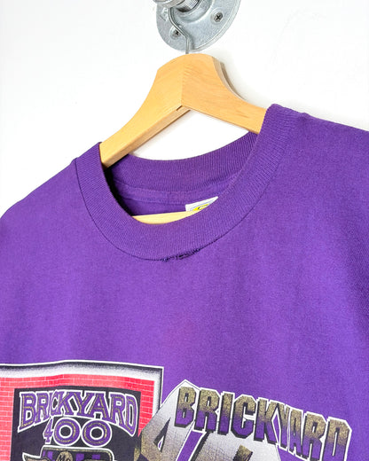 Vintage 1994 Brickyard 400 Purple Racing Tee Shirt