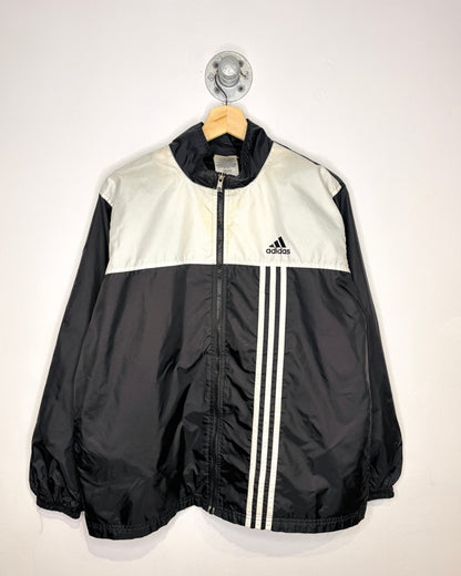 Vintage Adidas TwoTone Black Lightweight Track Jacket