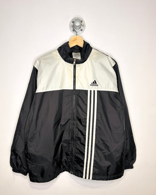 Vintage Adidas TwoTone Black Lightweight Track Jacket