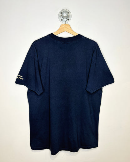Vintage 90s Hard Rock Cafe Niagara Falls Navy Tee Shirt