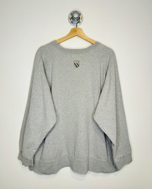 Vintage Y2K K-Swiss Grey Crewneck Sweatshirt