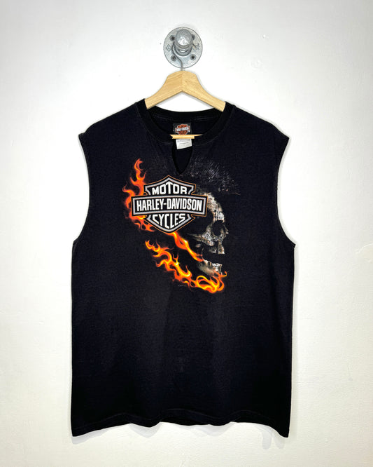 Harley Davidson Las Vegas Black Tank Top