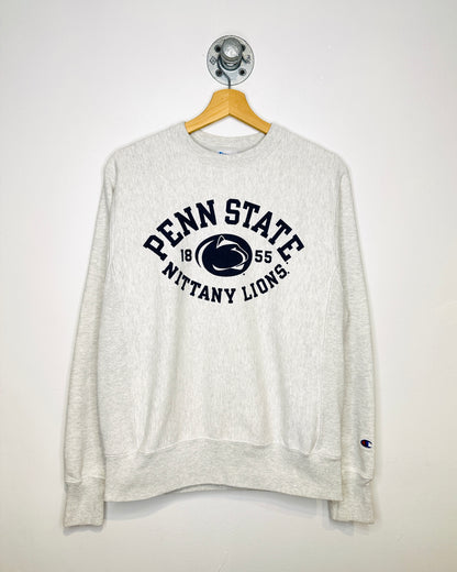 Vintage Penn State Reverse Weave Grey Crewneck Sweatshirt