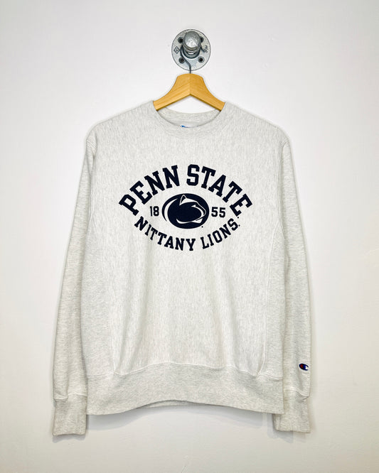 Vintage Penn State Reverse Weave Grey Crewneck Sweatshirt
