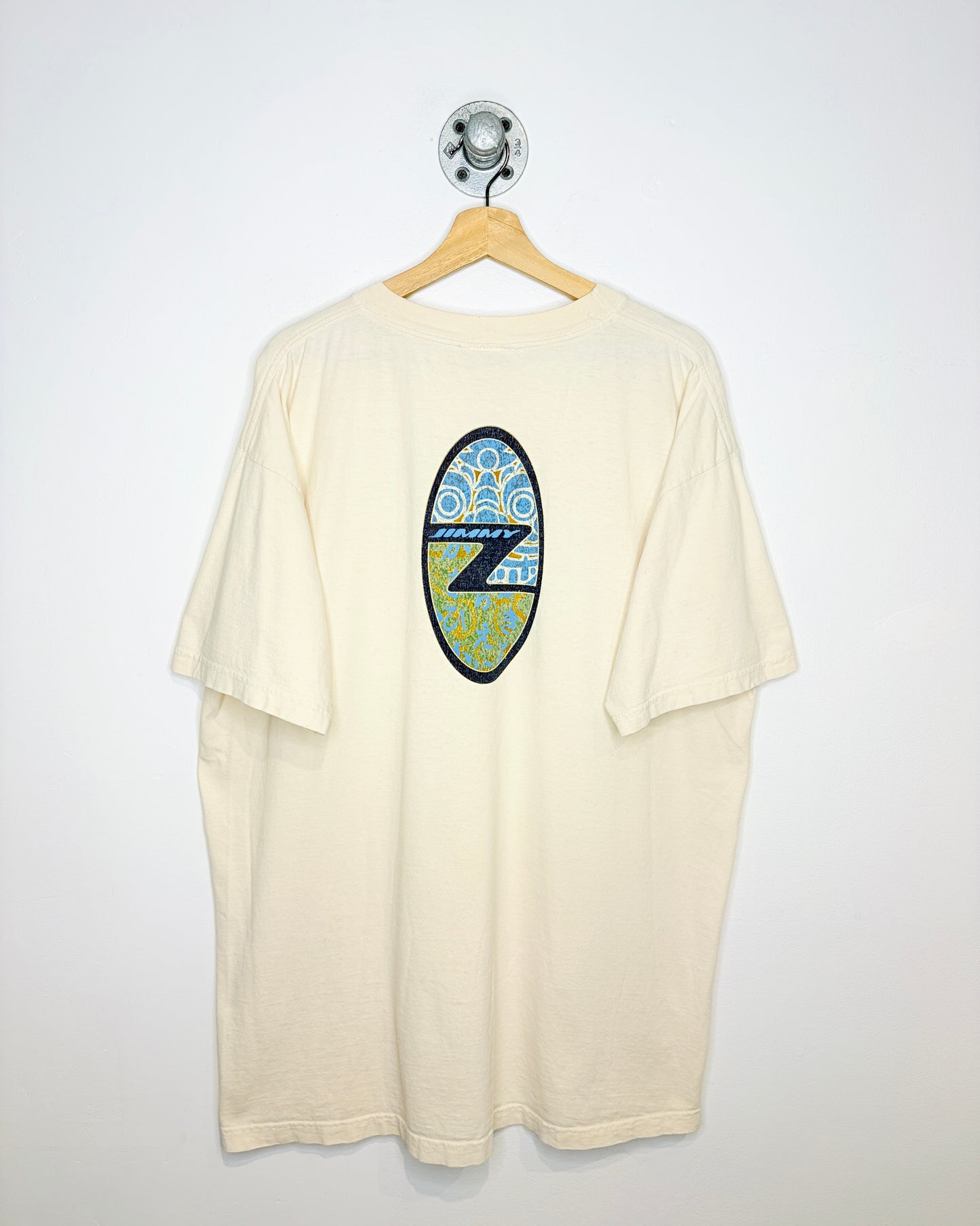 Vintage Jimmy Z Sportswear Natural White Tee Shirt