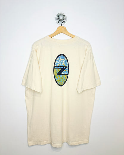 Vintage Jimmy Z Sportswear Natural White Tee Shirt