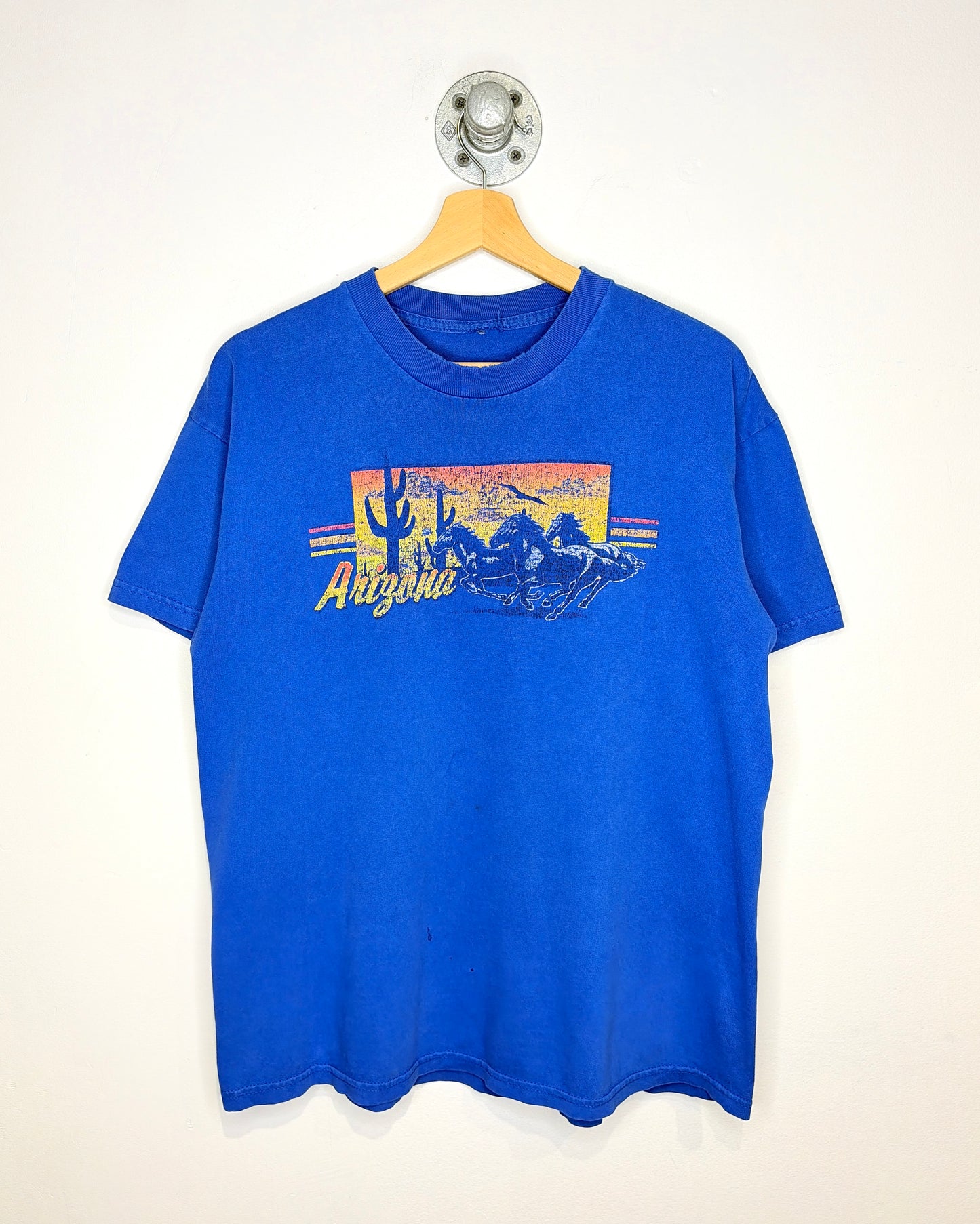 Vintage 2000s Arizona Faded Blue Tee Shirt
