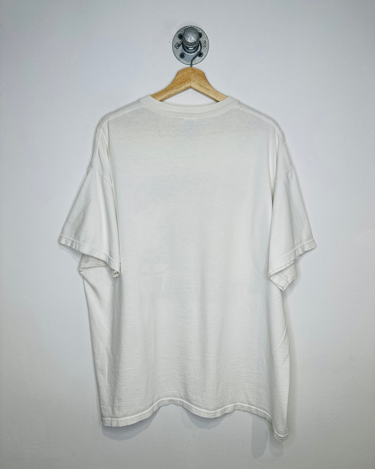 Vintage 2003 Viking Football White And Red Graphic Tee Shirt