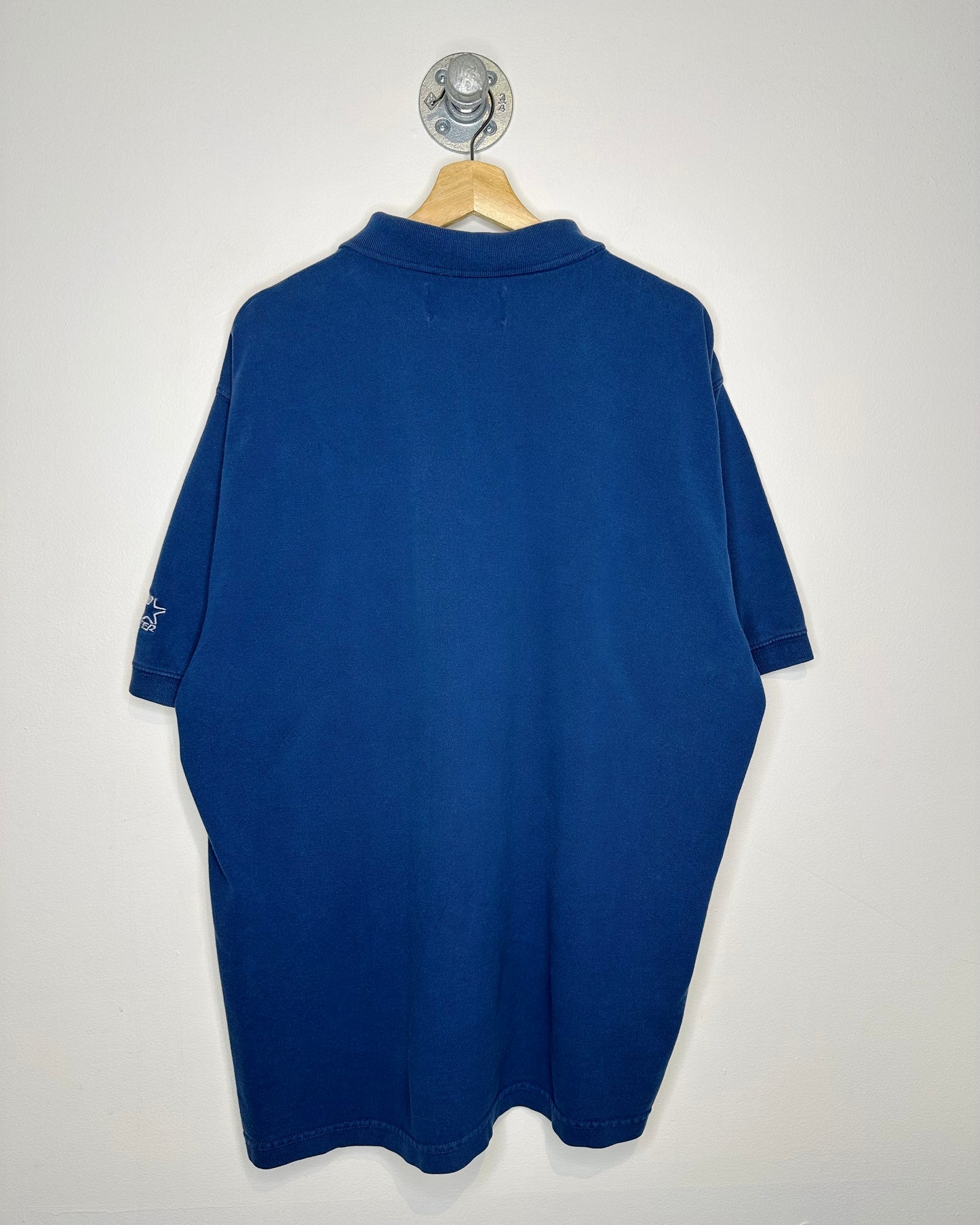 Vintage 90s Chicago Bears Navy Blue Polo Shirt