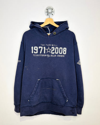2008 Dallas Cowboys Farewell Navy Blue Hoodie