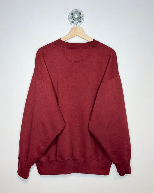Vintage 90s Experience The Great Outdoors Red Crewneck Sweatshirt
