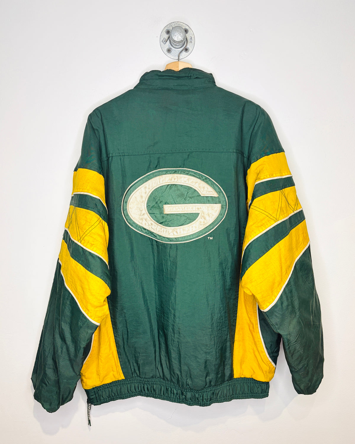 Vintage 90s Starter NFL Green Bay Packers Pullover Jacket