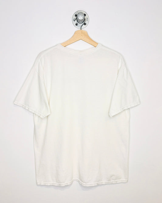 2000s Calvin And Hobbes White Tee Shirt