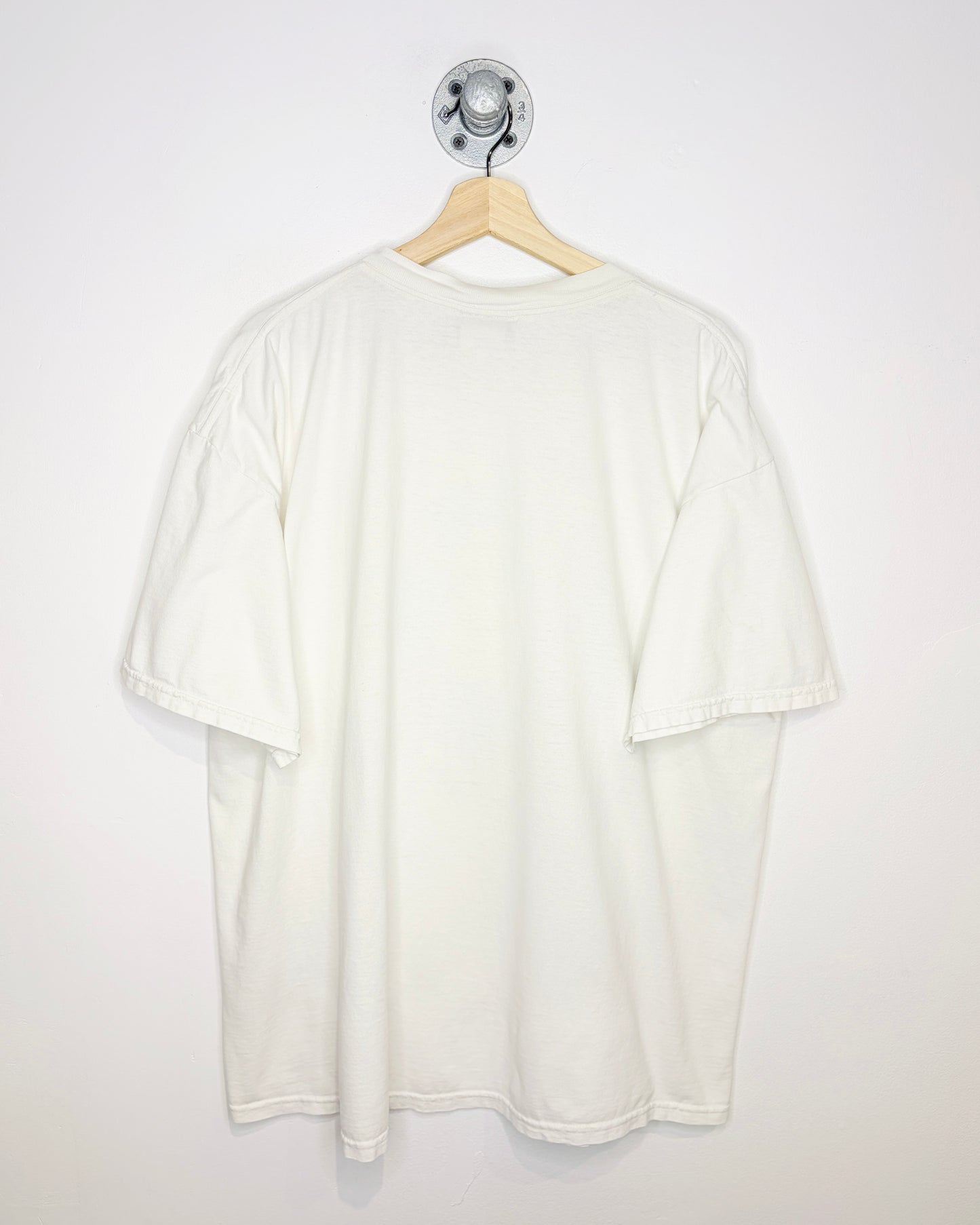Vintage 90s Tigger Pooh Puff Print White Tee Shirt