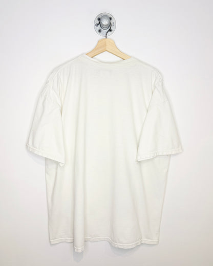Vintage 90s Tigger Pooh Puff Print White Tee Shirt