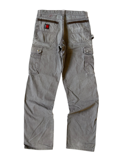 Vintage Wrangler Faded Grey Ripstop Cargo Pants