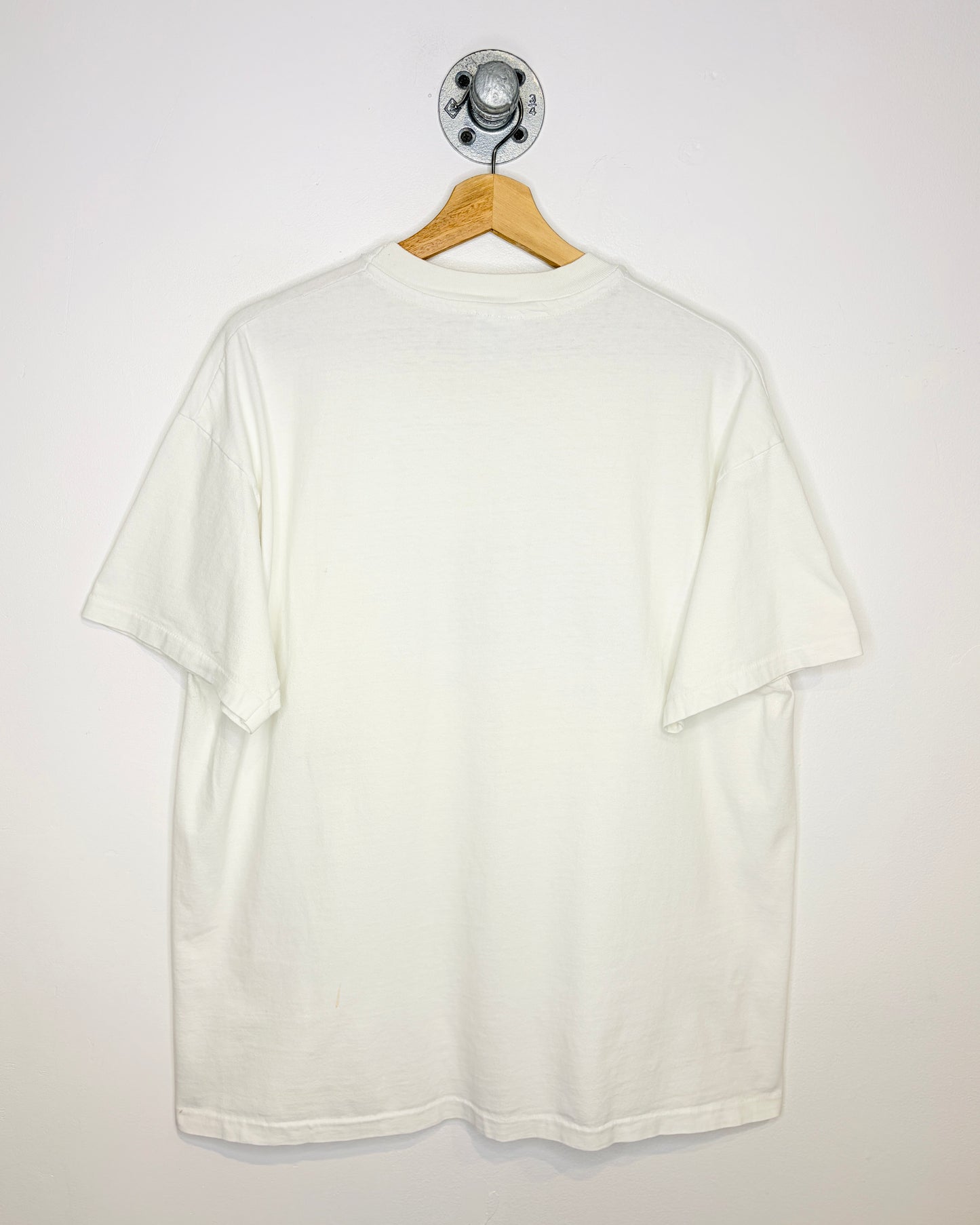 Vintage 1990s Uss Damato Dde 871 Ship White Tee Shirt