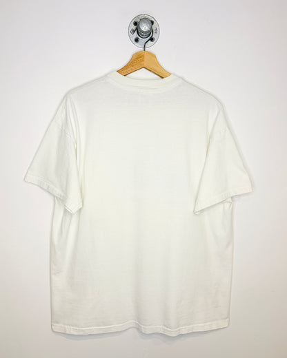 Vintage 1990s Uss Damato Dde 871 Ship White Tee Shirt