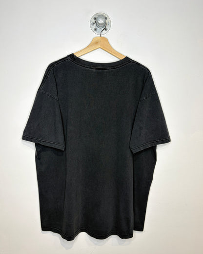 Vintage 90s/00s Sun Faded Blank Black Tee Shirt