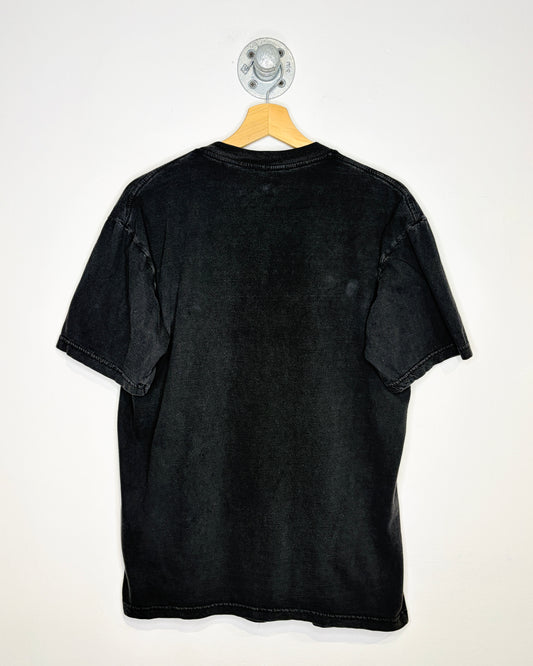 Vintage 90s Hard Rock Cafe Puerto Vallarta Faded Black Tee Shirt