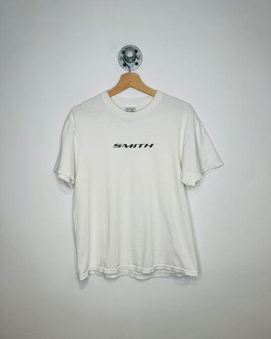 Vintage 2000s Smith Logo White Tee Shirt