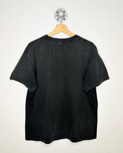 2000s AC/DC Black Ice Faded Black Tee Shirt