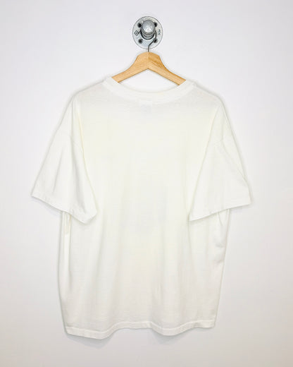 Vintage 90s Kokanee “What’s On Your Mind?” White Tee Shirt