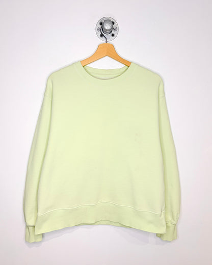 Women’s TNA Cozy AF Pale Green Crewneck Sweatshirt