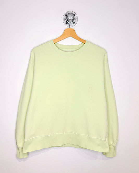 Women’s TNA Cozy AF Pale Green Crewneck Sweatshirt