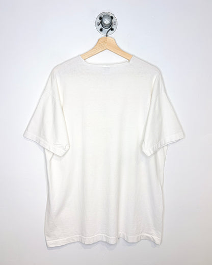 Vintage 90s California USA Drawing White Tee Shirt