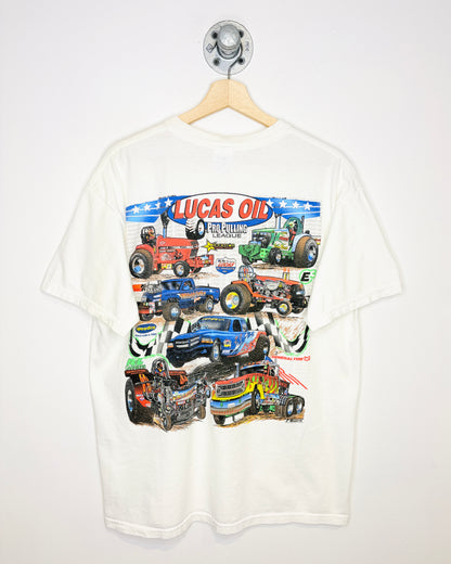 Lucas Oil Pro Pulling League White Tee Shirt