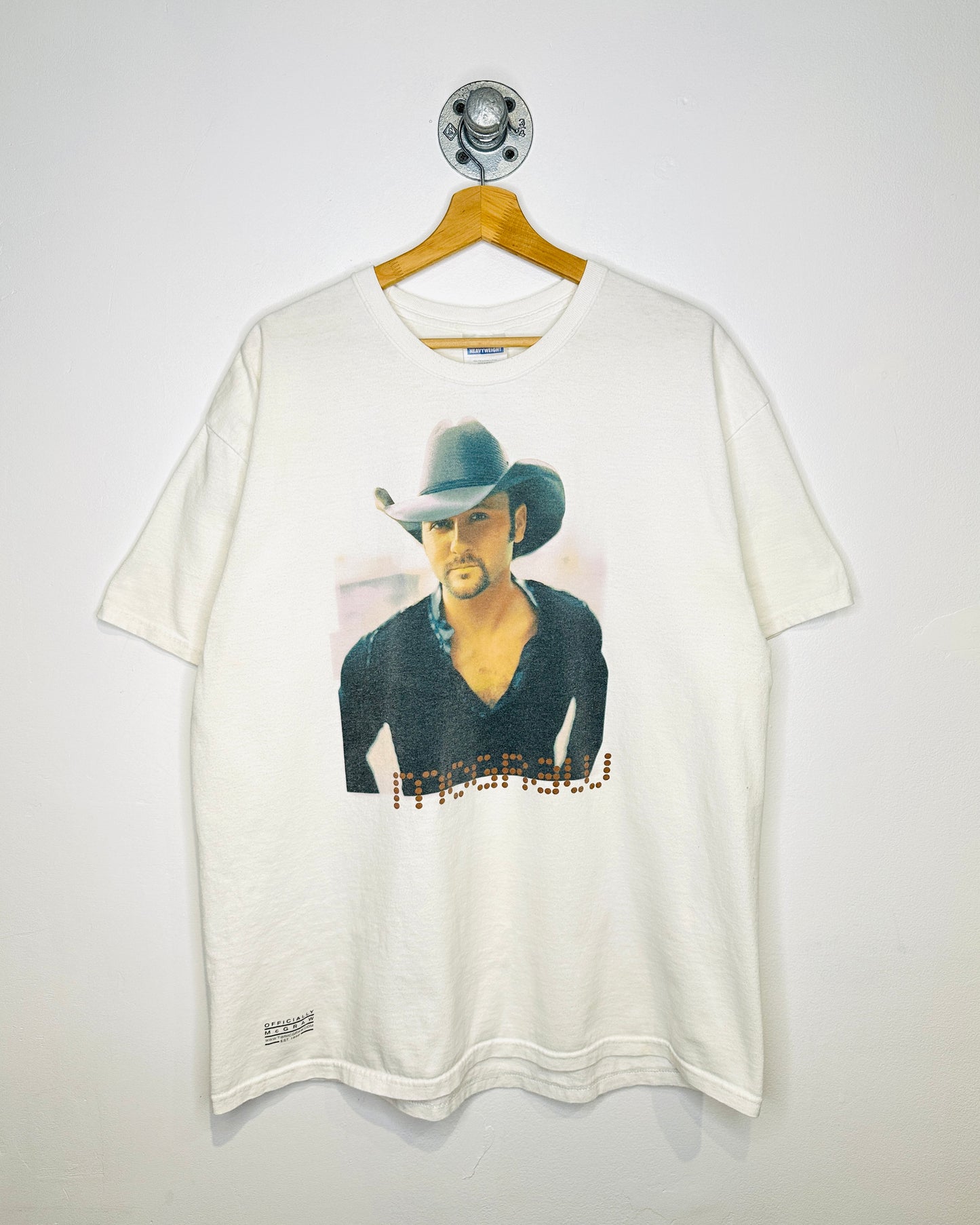 Vintage 2005 Tim McGraw Summer Tour White Tee Shirt
