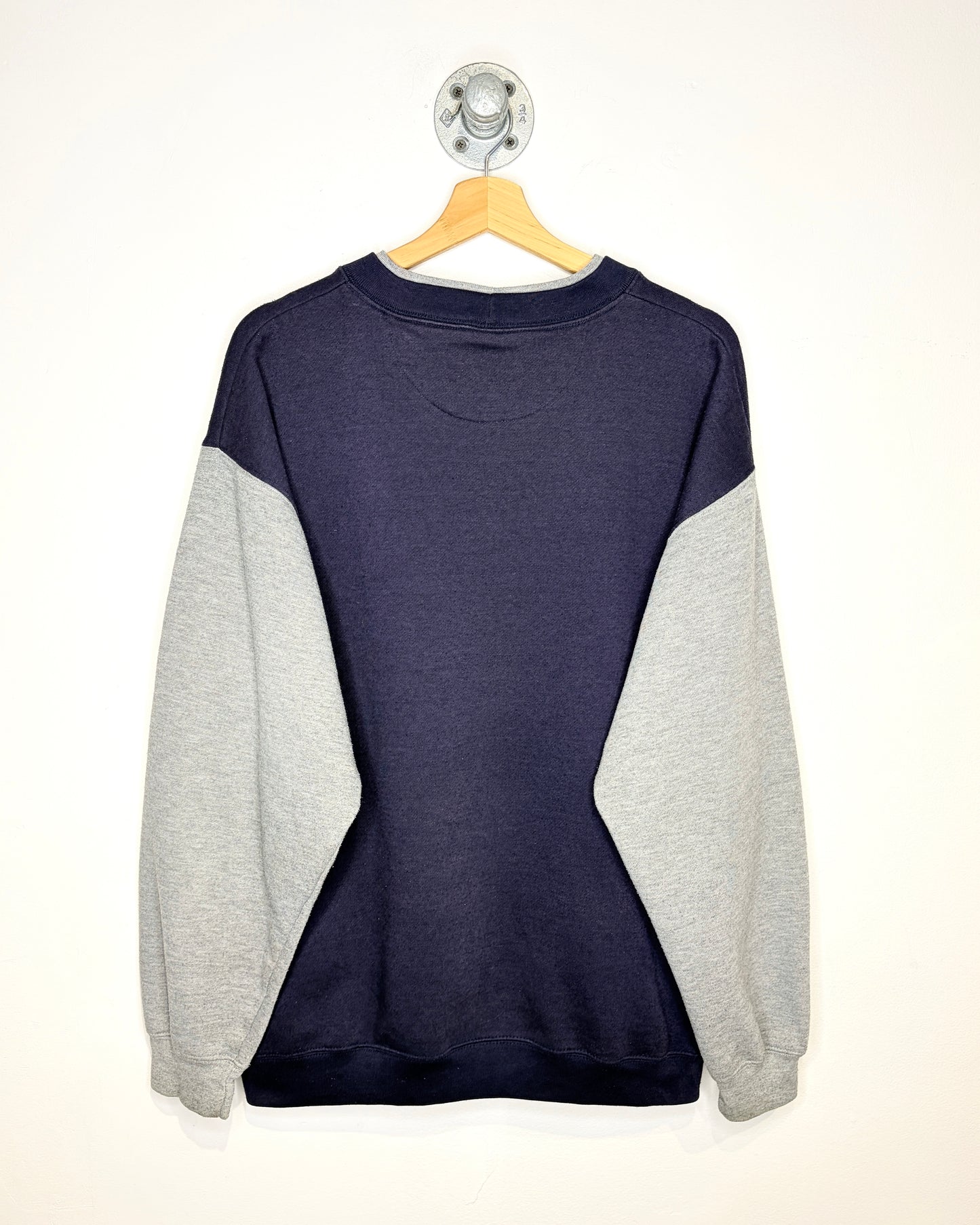 Vintage 90s John Ashford Golf Navy & Grey Crewneck Sweatshirt