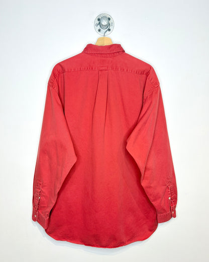 Vintage 90s Ralph Lauren Blake Faded Red Button Up Shirt