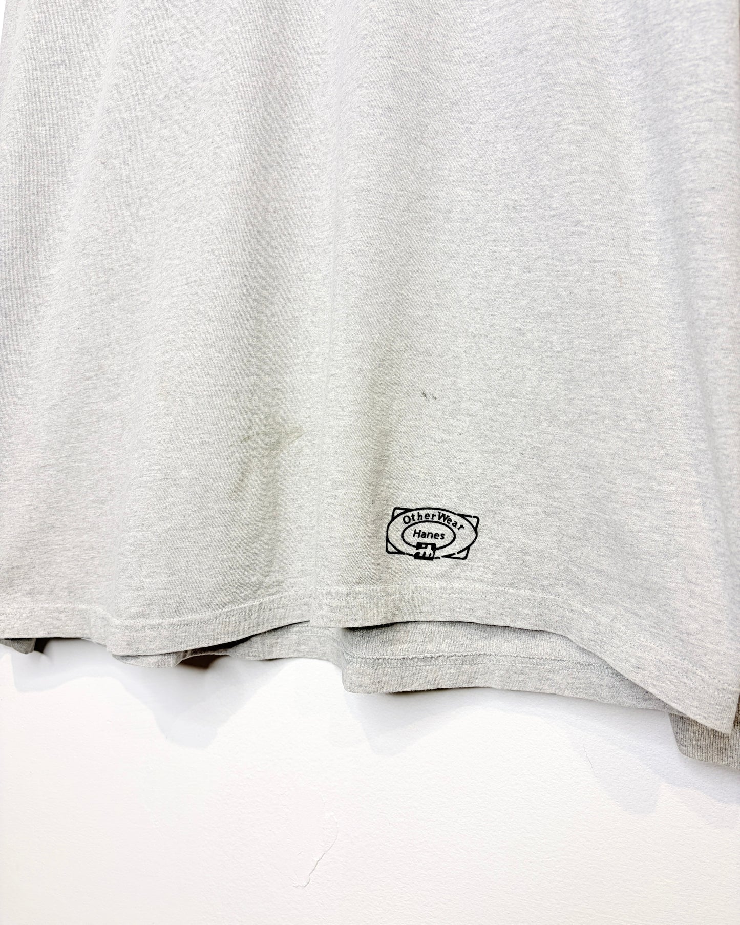 Vintage 1990s Hanes Other Wear Grey Long Sleeve Shirt