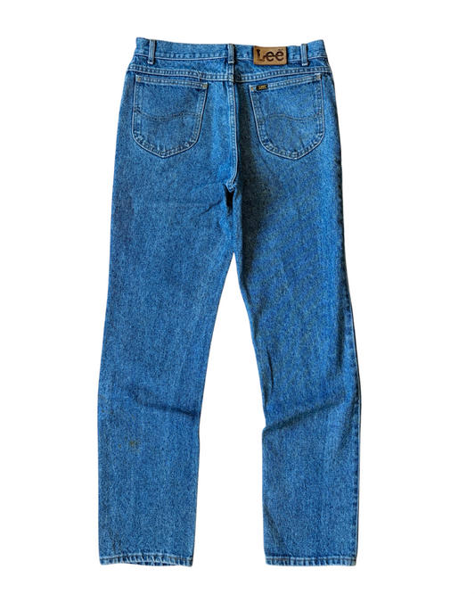 Vintage 90s Lee Mid Wash Straight Leg Jeans