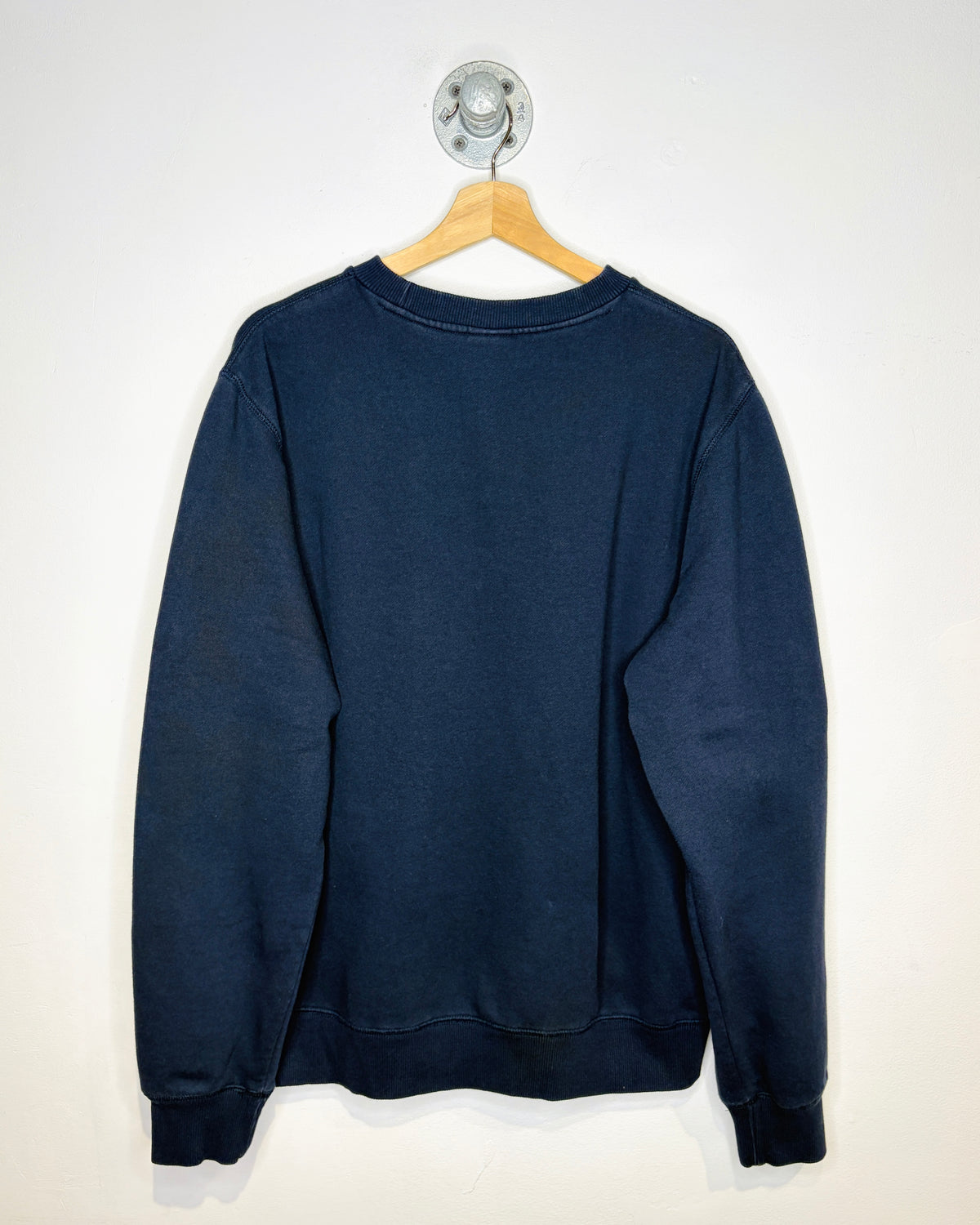 2000s Nike Mini Swoosh Navy Crewneck Sweatshirt