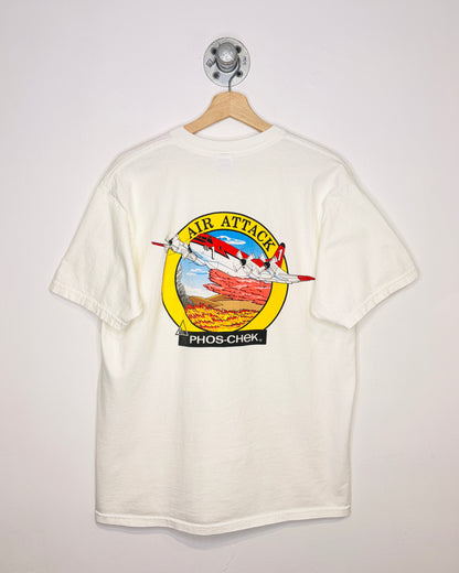 Vintage 2000s Air Attack Phos-chek White Tee Shirt