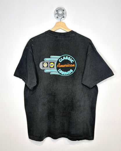Vintage 90s Napa Classic American Legends Black Tee Shirt