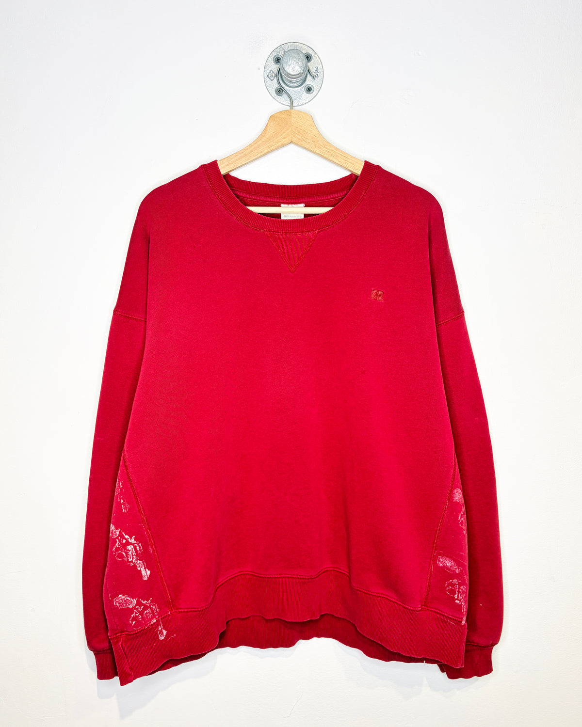 Vintage 2000s Deep Red Painters Crewneck Sweatshirt