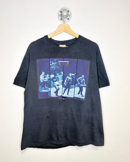 Vintage 1987 U2 Fall Tour Faded Black Tee Shirt
