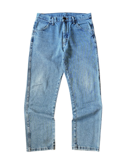 Rustler Classic Blue Washed Straight Leg Denim