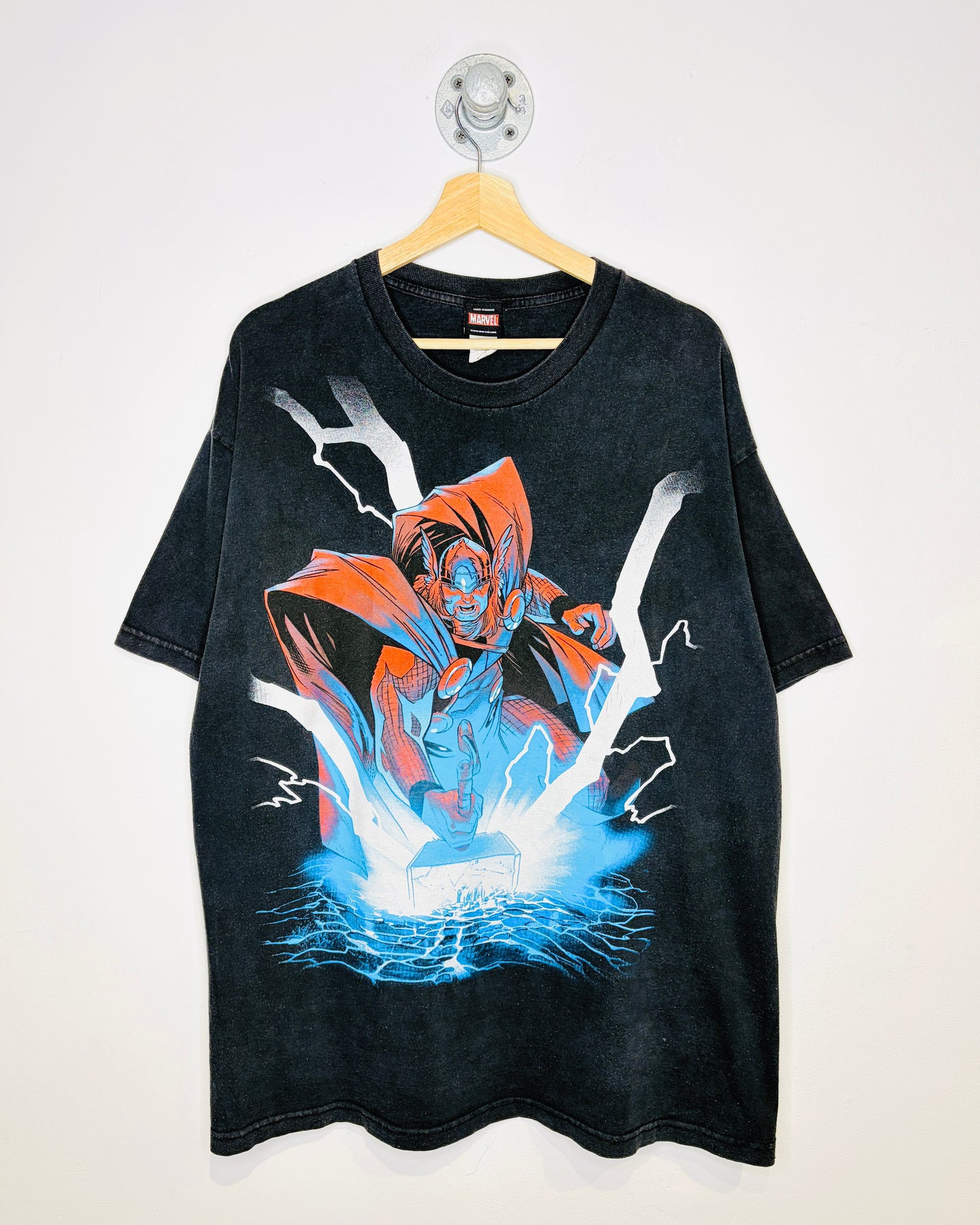 Thor Marvel Graphic Black Tee Shirt