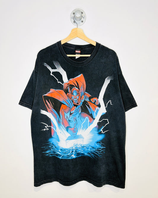 Thor Marvel Graphic Black Tee Shirt
