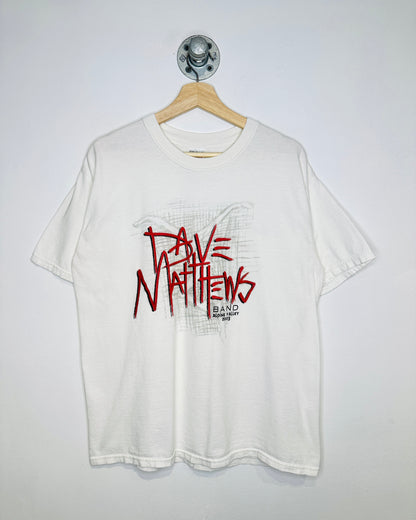 Vintage 2003 Dave Matthew’s Band Alpine Valley White Tee Shirt