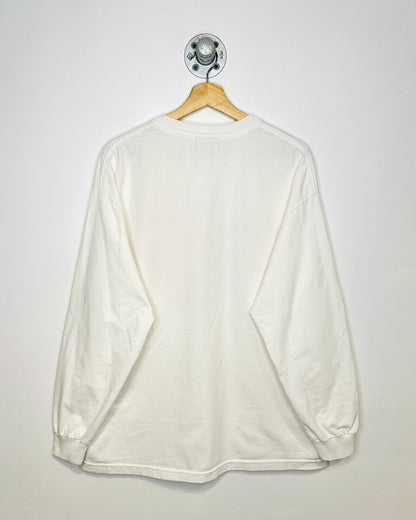 Vintage 90s Shady White Longsleeve Shirt