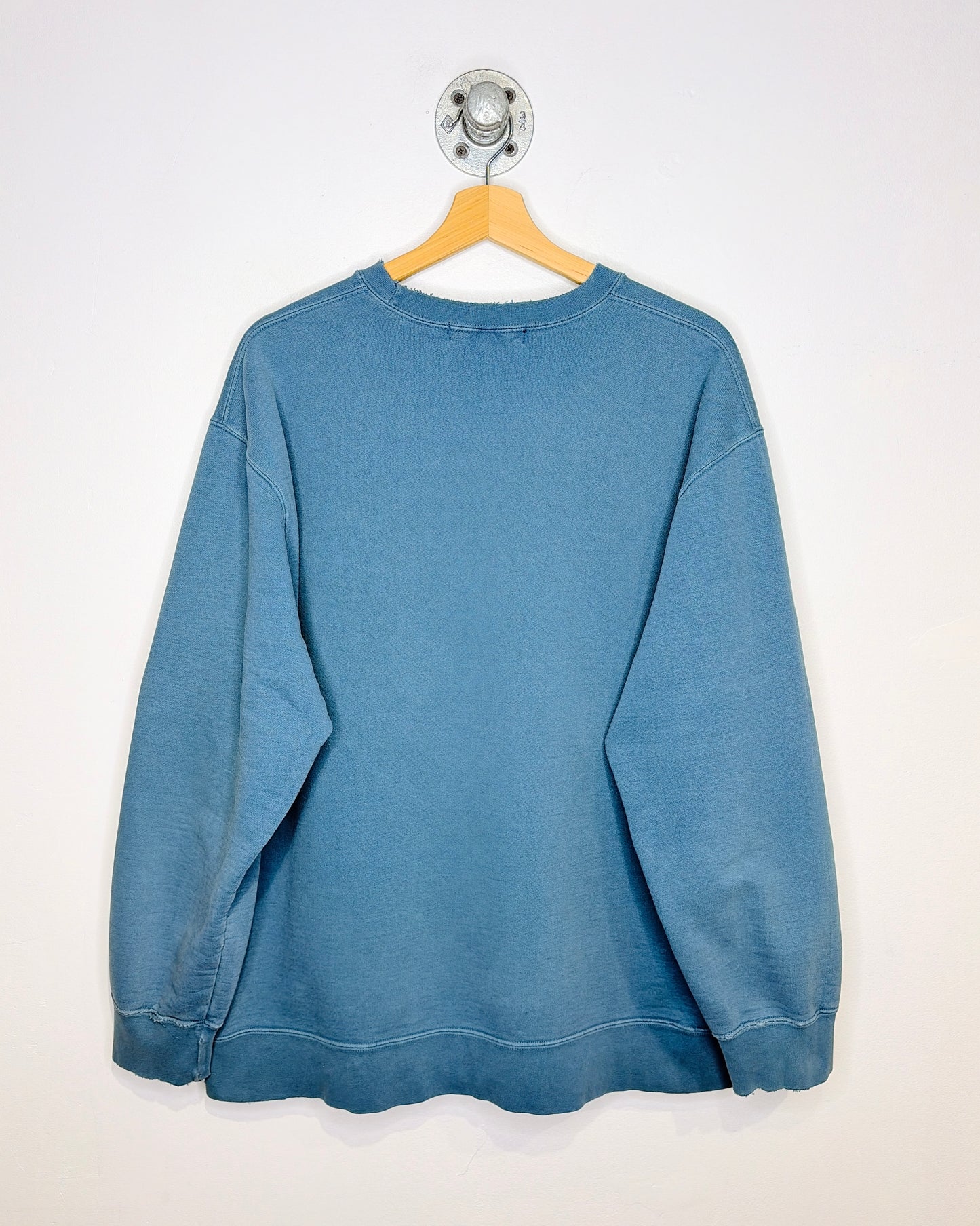 Vintage 90s Wind River Faded Cyan Crewneck Sweatshirt