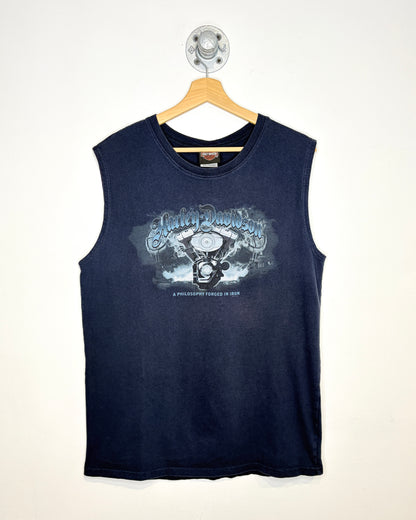 Harley Davidson California Navy Blue Tank Top
