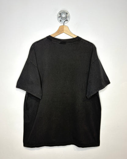 Vintage 2000s The Simpsons Sopranos Faded Black Tee Shirt